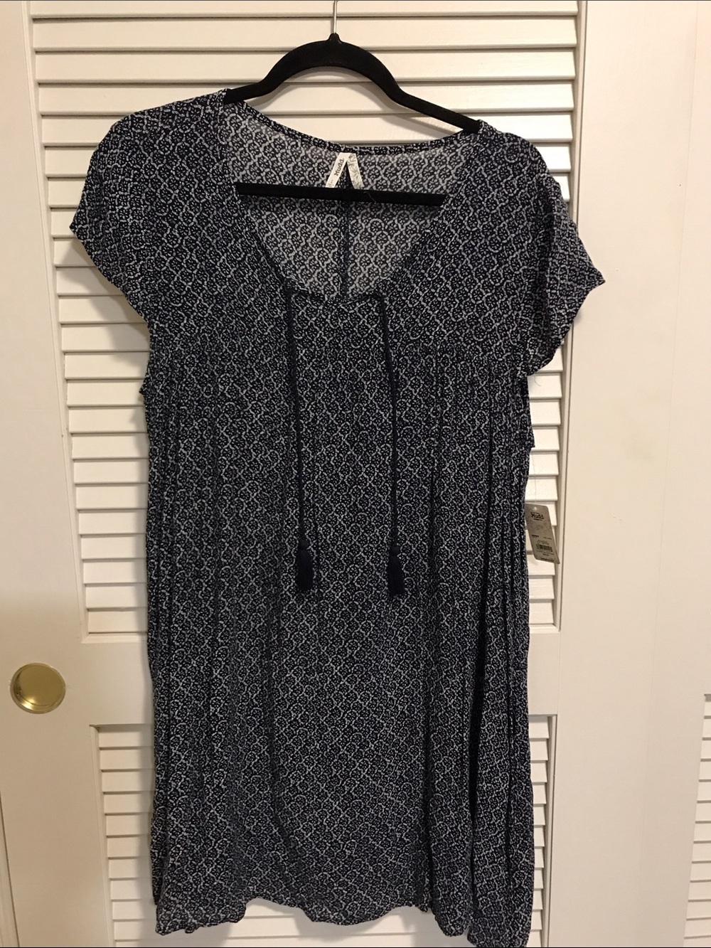 NWT Mudd cap sleeve summer dress - L